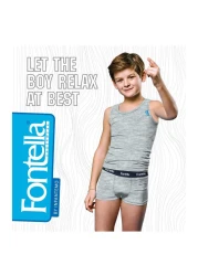 Fontella Cotton Underwear Set for Boy 800304 Ash Grey 4 Years