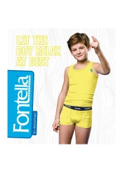 Fontella Cotton Underwear Set for Boy 800402 Yellow 2 Years