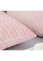 Mei Homecenter 2 PCS Of Bronze Printed Throw Pillow With Extra Comfort And Modern Luxury Look, (45X45CM)