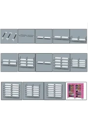 12 Tier Shoe Rack, Shoe Storage Hold up to 36 Pairs Shoes With No-woven Fabric Cover,Multi-layer Shoe Storage Cabinet 116cm X 30cm X 105cm