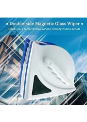 ABBASALI side Glass Wiper Window Cleaner Surface Cleaning Brush Triangle Cleaning Tools for High House Glass Windows Thickness 3-8mm(model may change according to avaibility)