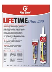 Red Devil 0770 Lifetime Ultra 230 Premium Elastomeric Acrylic Latex Sealant 101 oz White