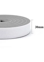 Aiwanto Door Sealing Sticker Soundproof Sealing Strip Weather Strips Self-Adhesive Seal Tape Sliding Door Weather Strip 3cm Wide x 1cm thick, 2M long