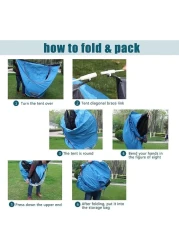 Camping/Dome/Outdoor Family Tent - Waterproof Tent with Carry Bag for 2-4 Person