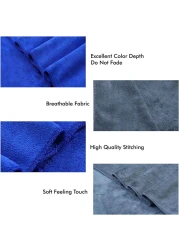 Fabienne 3-Pc Multipurpose Microfiber Towel Set Sky Blue 50x90cm Gym Towel, Hand Towel, Hair Towel, Car Cleaning Towel, Kitchen Towel Soft and Durable