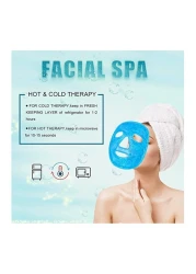 Gel Beads Face and Eye Masks Kit Hot Cold Mask Cooling Ice Heat Facial Eye Pack Therapy with a w