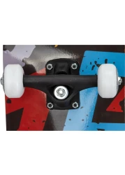 Spartan Elite Graffiti Skateboard SP-1001 Black 31inch