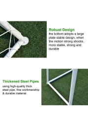 YALLA HomeGym Soccer Goal Net 4ft x 2.5ft, Outdoor Backyard Football Goal Post Net, Portable Soccer Goal Net