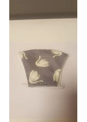 Pikkaboo Washable Mask - Adult Grey Swan