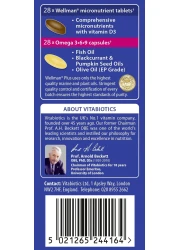 VitabioticsLtd Vitabiotics Wellman Plus 56 TabletsCapsules