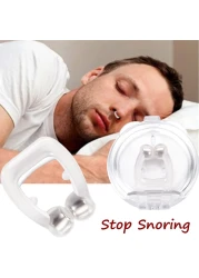 Generic - 1Pc Silicone Nose Clip Magnetic Anti Snore Stopper Snoring Silent Sleep Aid Device Guard Night Anti Snoring Device Health Care
