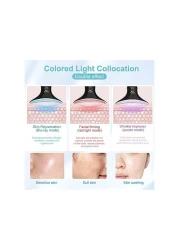 جهاز تدليك بالاهتزاز لشد الوجه والرقبة ، علاج الفوتون ، شد الجلد ، مضاد للتجاعيد ، إزالة الجلد ، أدوات العناية بالبشرة ، جهاز الجمال ، تقليل الذقن المزدوجة