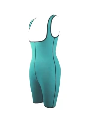 بدلة تنحيف الجسم النسائية المصنوعة من النيوبرين - حارق دهون البطن والفخذ، ملابس تنحيف البطن المضغوطة، بدلة ساونا لتنحيف الخصر