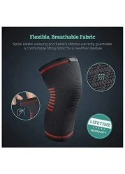 دعامة للركبة لممارسة الرياضة والجري والركض وكرة السلة وتسكين آلام المفاصل والتهاب المفاصل والتعافي من الإصابات والمزيد ، مقاس اكس اكس لارج (قطعتان)