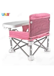 Baby Chair Foldable with Bag Pink