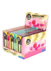 Clementoni Crazy Chic Teen Lip Gloss and Lipliner Pencil Display Box Multicolour