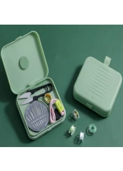 GOLDEN ROSE Magnetic Sewing Kit Travel Portable Storage Box DIY Embroidery Needle Thread Scissor Set