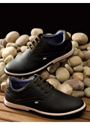 ID Men's Black Casual Shoes - 8 UK
