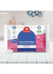 كارفور مناديل مبللة للعناية بالبشرة مضادة للبكتيريا 20 منديل