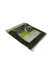 كارفور 50 غالون أكياس قمامة مسطحة عالية التحمل، حجم متوسط 20 كيس قمامة - أسود