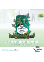 Clorox Scentiva Disinfectant Floor Cleaner, Mediterranean Pine Forest, 3L