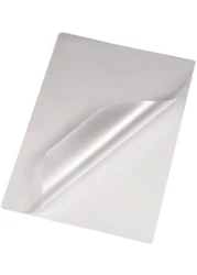 Generic Rounded Corner High Gloss Durable Clear Laminating Pouch Film A4 Size -100 Sheets Pack