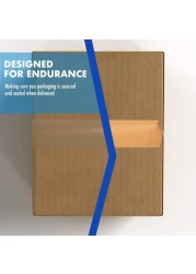 Brown Packaging Tape, 2 inches x 50 yards Strong Heavy Duty Packing Tape for Parcel Boxes, Moving Boxes, Large Postal Bags, Office Use [6 Rolls]