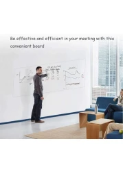 Generic Lependor Self-Adhesive Whiteboard Wall Decal Sticker, 17.7&quot; X 78.7&quot; Extra Large Strong &amp; Durable Dry Erase Wall Paper Message Board Peel Stick, White