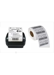 6000 Thermal Labels Permanent Adhesive Size 60mm x 40mm Label Sticker Paper Replacement Barcode Sticker 1000/Roll
