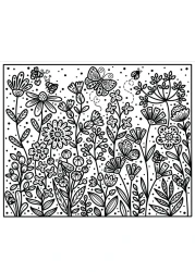 Usborne Love, Hearts and Flowers Magic Painting Book: Watercolor Art for Kids, Romantic Heart &amp; Flower Scenes, Magic Painting for Children