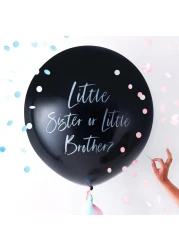 Ginger Ray Gender Reveal Little Brother Or Sister Balloon