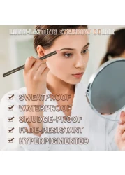 6 Piece Dark Brown Waterproof Eyebrows Pencil Tattoo Makeup And Microblading Supplies KitPermanent Eye Brow Liners In 5 Colors Waterproof Eyebrow Pencils Peel Brow Pencil Set For Marking