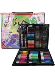 Watercolor Pencil Set 150 Pieces Painting Tools Gift Box Brush Stationery