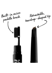 NYX PROFESSIONAL MAKEUPFill Fluff Eyebrow Pomade Pencil Ash Brown Pack Of 2