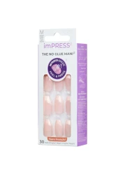 Kiss Impress The No Glue Mani French False Nails IFB02C, Bare, Medium