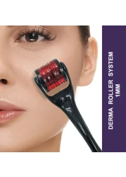 Derma Roller for Hair Growth, Skin Tightening, Beard Care, Acne Scars, and Stretch Marks Microneedling Roller for Face, Scalp &amp; Beard Easy-to-Use Skincare Tool
