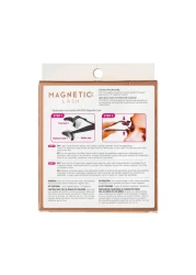 KISSMagnetic Lash 01 Synthetic False Eyelashes with Magnets Under and Over Your Upper Lashes No Glue Needed Lightweight Reusable Contact Lens Friendly Cruelty Free with Lash Applicator 1 Pair