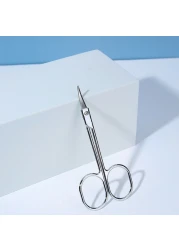 Lameila Eyebrow Scissors Nose Hair Remover Eyebrow Stainless Steel Beauty Scissors For Women A0401