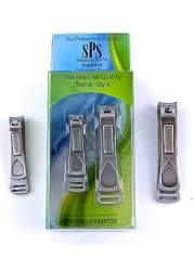 Professional Fingernail Toenail Nail Clipper Set For Men and Women Long Handle Stainless Steel with Nail File