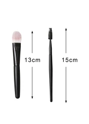 Makeup Brushes ZHIYE Make up Brush Set 20 PCs Professional Face Eyeliner for Foundation Blush Concealer Eyeshadow with Travel Black