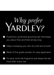 YardleyLondon Gentleman Deodorising Talc Talcum Powder for Men 100Gm