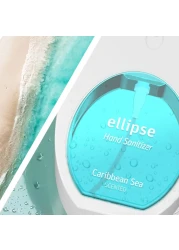 EllipseCaribbean Sea Hand Sanitizer Spray Hand Fragrance 128 Fl Oz Portable QuickDry Formula with Natural Fruit Scents Perfect OntheGo Protection Travel Size Aesthetic Bottle Pack of 3