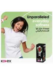 Kotex Natural Panty Liners 100% Cotton Normal Size 30 Daily Panty Liners