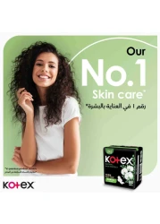Kotex Natural Maxi Protect Thick Pads 100% Cotton Pad Super Size with Wings 44 Sanitary Pads