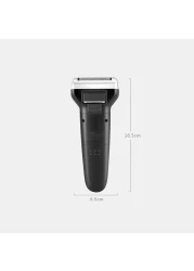 KEMEI-3 in 1 Electric Razor for Men USB Rechargeable Nose Hair Trimmer Men&#39;s Electric Shaver Machine Salon Tool