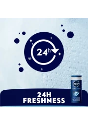 NIVEA MEN 3in1 Shower Gel Body Wash Cool Kick 24h Fresh Effect Masculine Scent 250ml