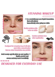 Color Changing Full Coverage Liquid Foundation Makeup Gift SetMoisturizing BB Cream for WomenFlawless Loose Setting Powder Face Primer Base Makeup Kit With Makeup Sponge