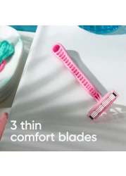Gillette Simply Venus 3 Plus Disposable Razor Pink 8 Razors
