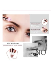 عام - جهاز إزالة شعر الوجه الكهربائي يو اس بي، ماكينة حلاقة صغيرة للحواجب، ماكينة حلاقة فورية غير مؤلمة للنساء