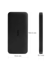 Xiaomi Redmi Fast Charging Power Bank 10000mAh Black